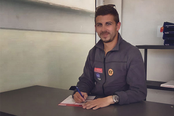 One of our representatives at Faro airport
